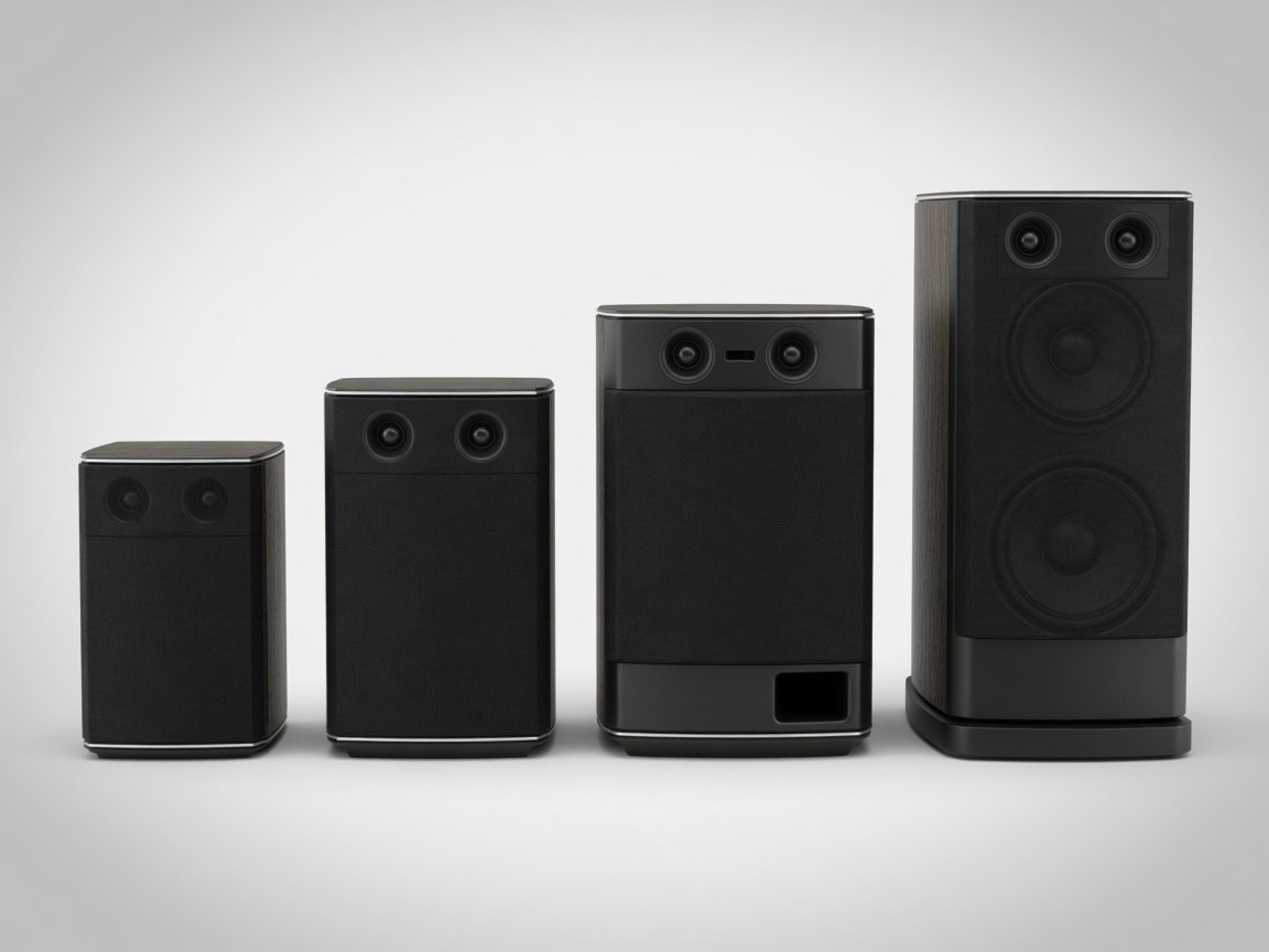 Four Bose passive bookshelf speaker models compared side by side: 141, 161, 301 Series V, and 601 Series III